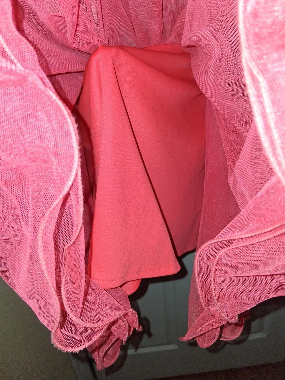 Blondie Nites Vtg Y2K Pink Beaded Halter Keyhole Prom Cocktail Dress